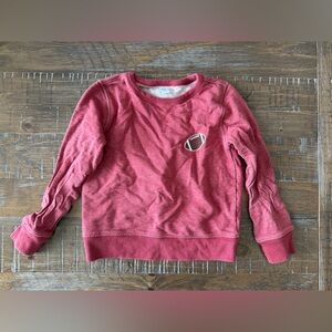 Crewcuts Red Sweatshirt with Football Patch